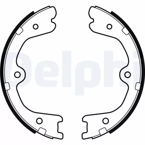 Brake Shoe Set, parking brake