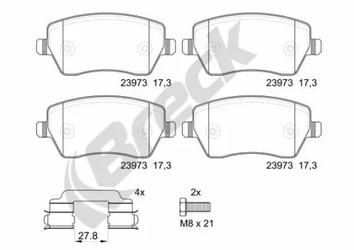 Brake Pad Set, disc brake