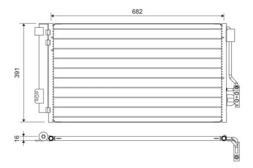 Condenser, air conditioning