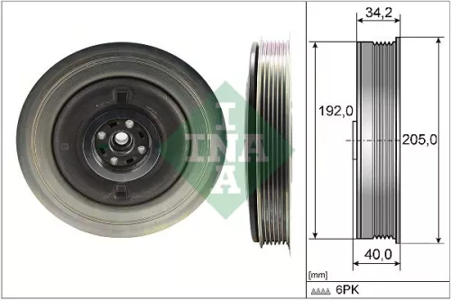 Belt Pulley, crankshaft