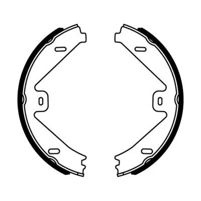 Brake Shoe Set, parking brake