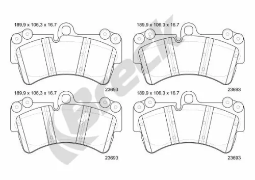 Brake Pad Set, disc brake