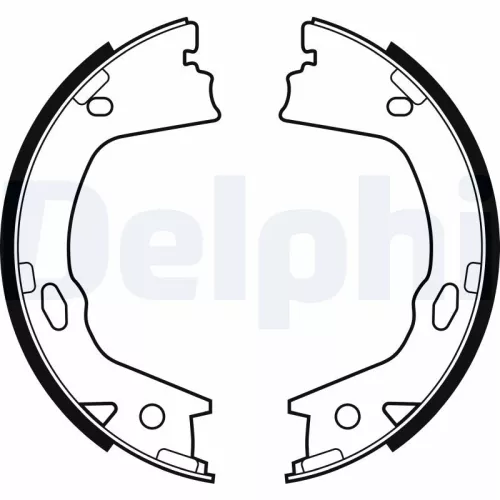 Brake Shoe Set, parking brake