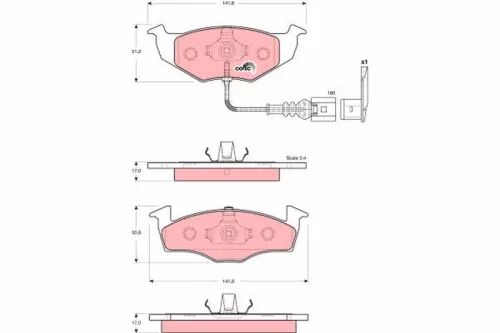 Brake Pad Set, disc brake