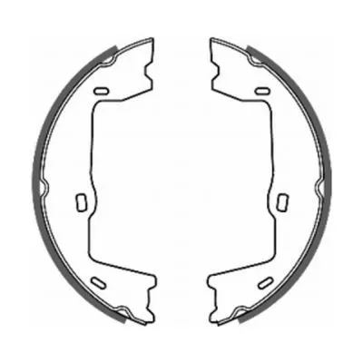 Brake Shoe Set, parking brake
