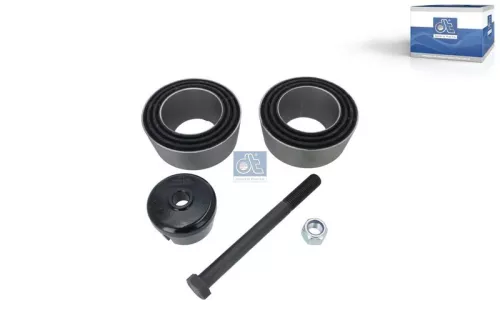 Mounting, leaf spring