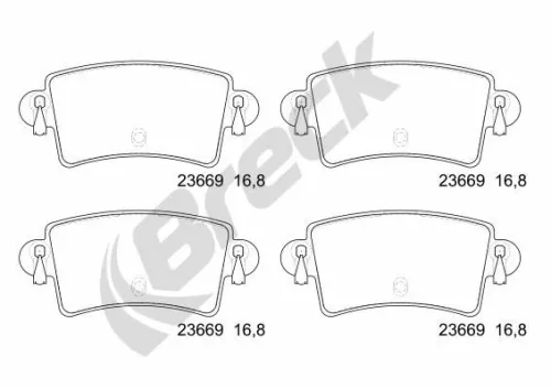 Brake Pad Set, disc brake
