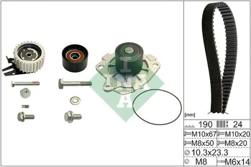 Water Pump & Timing Belt Kit