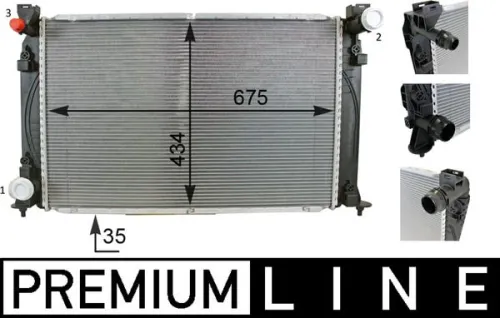 Radiator, engine cooling