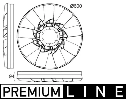 Fan Wheel, engine cooling