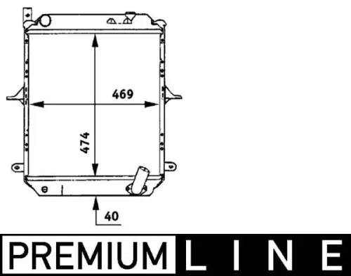 Radiator, engine cooling