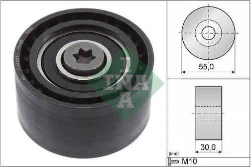 Deflection Pulley/Guide Pulley, timing belt