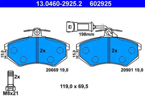 Brake Pad Set, disc brake