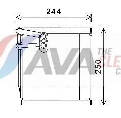 Evaporator, air conditioning