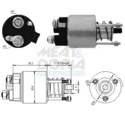 Solenoid Switch, starter