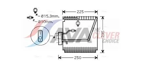 Evaporator, air conditioning