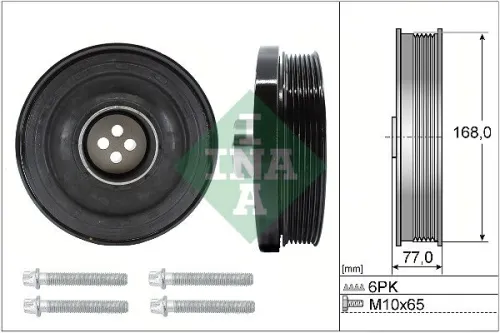 Belt Pulley Set, crankshaft