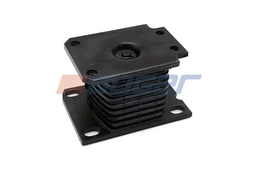 Mounting, leaf spring