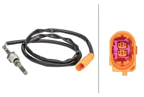 Sensor, exhaust gas temperature