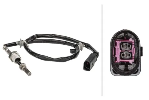 Sensor, exhaust gas temperature