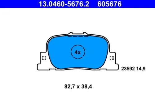 Brake Pad Set, disc brake