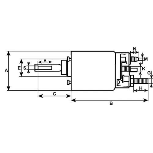 Solenoid Switch, starter