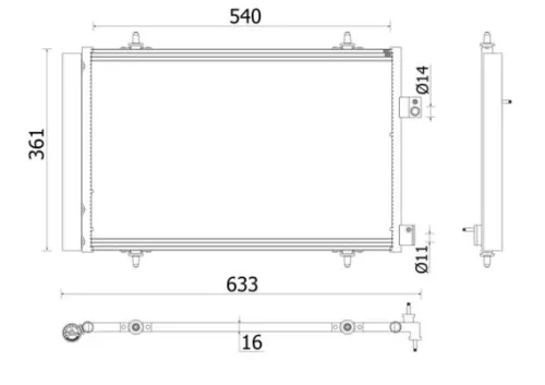 Condenser, air conditioning