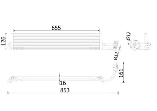 Oil Cooler, automatic transmission
