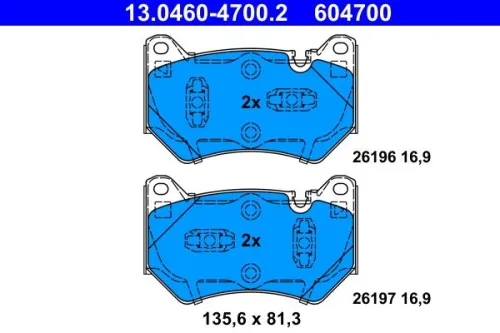 Brake Pad Set, disc brake