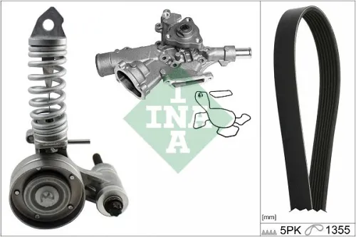 Water Pump + V-ribbed Belt Kit