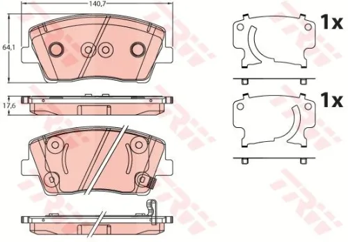 Brake Pad Set, disc brake