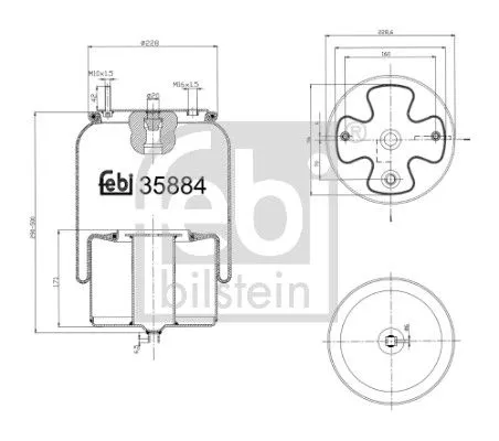 Bellow, air suspension