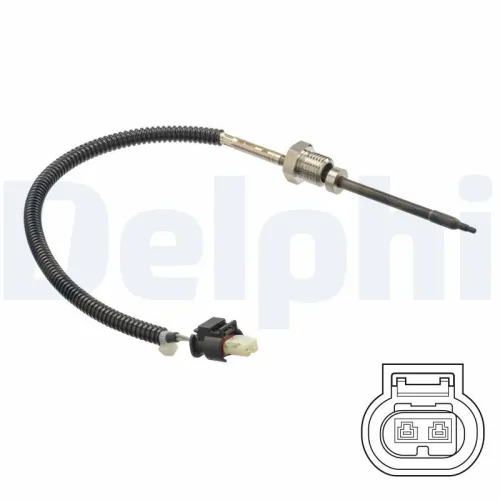 Sensor, exhaust gas temperature