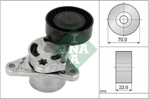 Belt Tensioner, V-ribbed belt