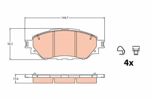 Brake Pad Set, disc brake