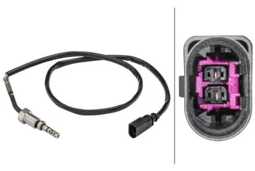 Sensor, exhaust gas temperature