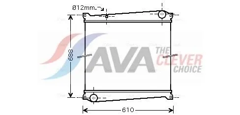 Radiator, engine cooling