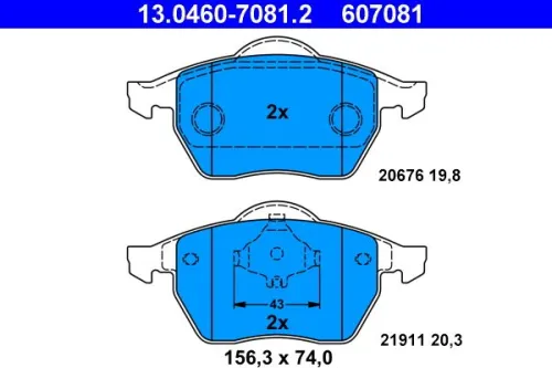 Brake Pad Set, disc brake
