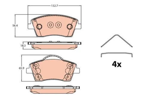 Brake Pad Set, disc brake