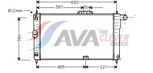 Radiator, engine cooling