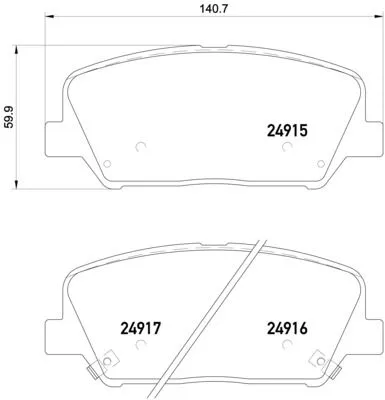 Brake Pad Set, disc brake