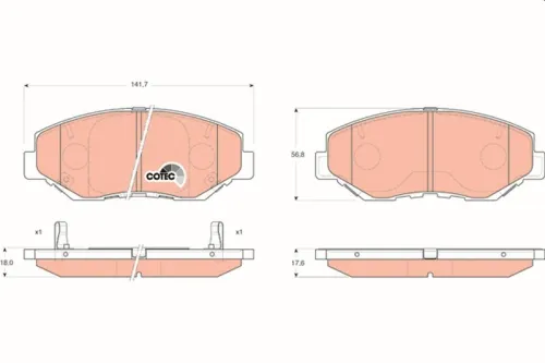 Brake Pad Set, disc brake