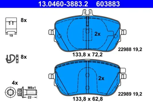 Brake Pad Set, disc brake