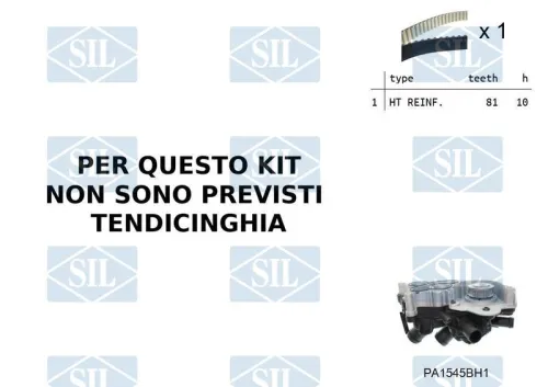 Water Pump & Timing Belt Kit