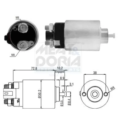 Solenoid Switch, starter