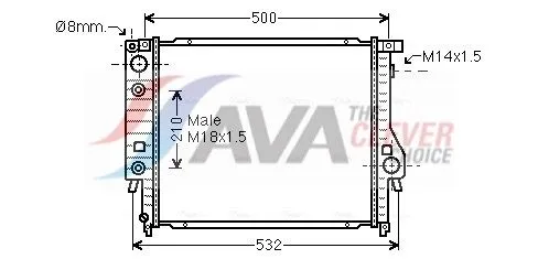 Radiator, engine cooling