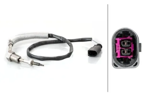 Sensor, exhaust gas temperature