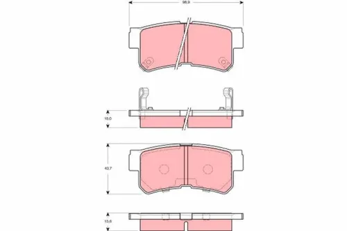 Brake Pad Set, disc brake