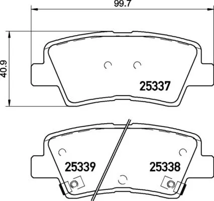 Brake Pad Set, disc brake