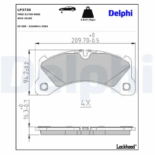 Brake Pad Set, disc brake